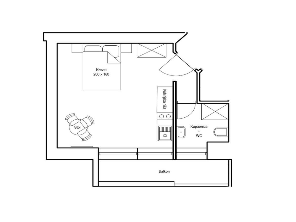 Apartmani Borko ซาเกร็บ ภายนอก รูปภาพ